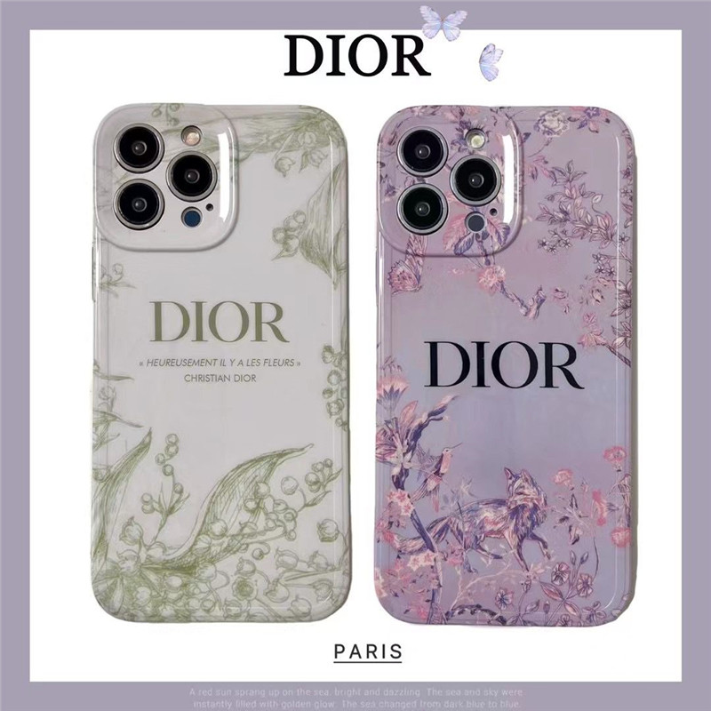 ディオール iphone15proケース 花柄 dior iphone14/4promax カバー 女子 かわいい