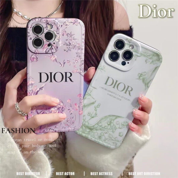 ディオール iphone15proケース 花柄 dior iphone14plus/14promax カバー 女子 かわいい アイフォン13pro/13/12promax ケース カメラ保護 iphoneソフトケース 韓国 おしゃれ