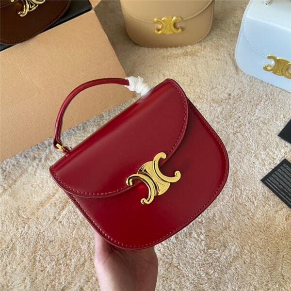 セリーヌ トリオンフ バッグ celine ミニ バッグ ショルダー バッグ ハイ ブランド カバン 芸能人 斜 めがけ クロス ボディ バッグ レディース