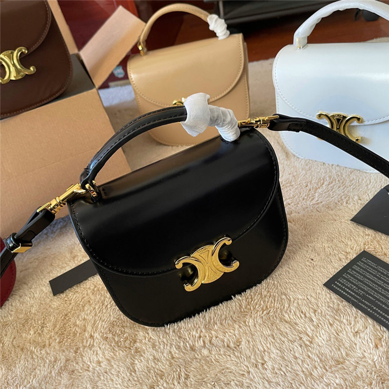 セリーヌ トリオンフ バッグ celine ミニ バッグ ショルダー バッグ ハイ ブランド カバン 芸能人 斜 めがけ クロス ボディ バッグ レディース