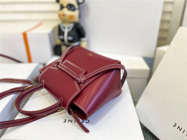 セリーヌ ベルト バッグ celine トップ ハンドル バッグ 2way ショルダーバッグ おしゃれ 牛革 通学 通勤 バッグ レディース 人気