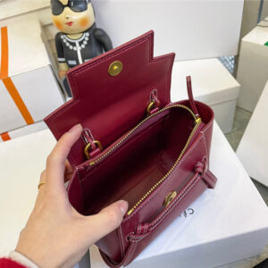 セリーヌ ベルト バッグ celine トップ ハンドル バッグ 2way ショルダーバッグ おしゃれ 牛革 通学 通勤 バッグ レディース 人気