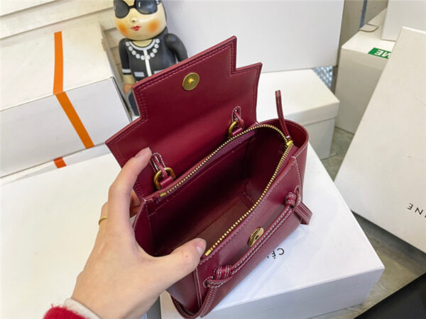 セリーヌ ベルト バッグ celine トップ ハンドル バッグ 2way ショルダーバッグ おしゃれ 牛革 通学 通勤 バッグ レディース 人気