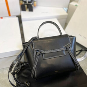 セリーヌ ベルト バッグ celine トップ ハンドル バッグ 2way ショルダーバッグ おしゃれ 牛革 通学 通勤 バッグ レディース 人気