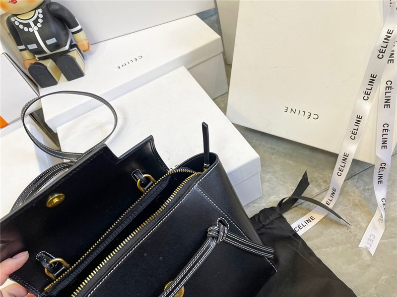 セリーヌ ベルト バッグ celine トップ ハンドル バッグ 2way ショルダーバッグ おしゃれ 牛革 通学 通勤 バッグ レディース 人気
