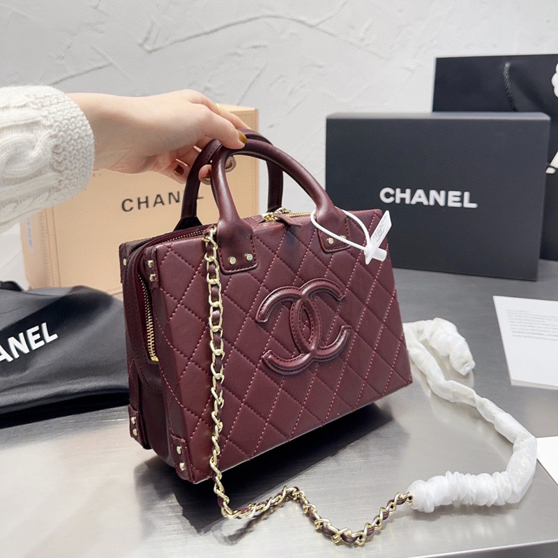 シャネル ヴァニティーケース チェーン ショルダーバッグ 2way 女性 
