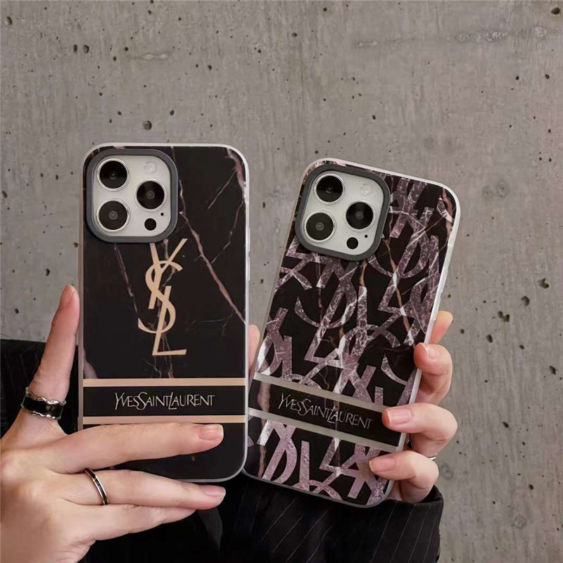 サン ローラン スマホケース iphone14 大理石柄 ysl iphone14promax 