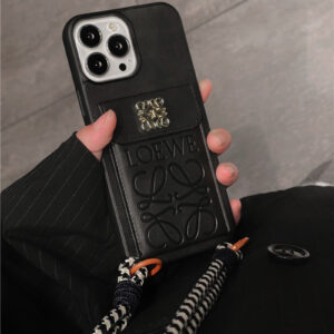 ロエベ スマホケース ショルダー iphone15/15pro ケース カード収納 loewe風 iphone14pro/14promax ケース 斜めがけ ブランド iphone13 ケース おしゃれ 韓国