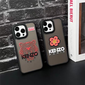 kenzo iphone15/15pro ケース おしゃれ iphone 黒 に 合う ケース マット ケンゾー iphone14/14promax ケース メンズ iphone13/12 ケース お 揃い さりげ ない