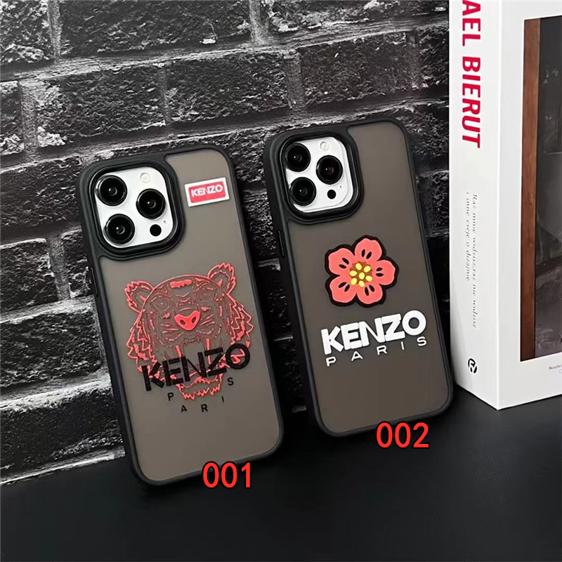 kenzo iphone15/15pro ケース おしゃれ iphone 黒 に 合う ケース 