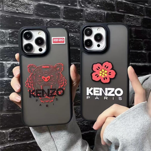 kenzo iphone15/15pro ケース おしゃれ iphone 黒 に 合う ケース マット ケンゾー iphone14/14promax ケース メンズ iphone13/12 ケース お 揃い さりげ ない