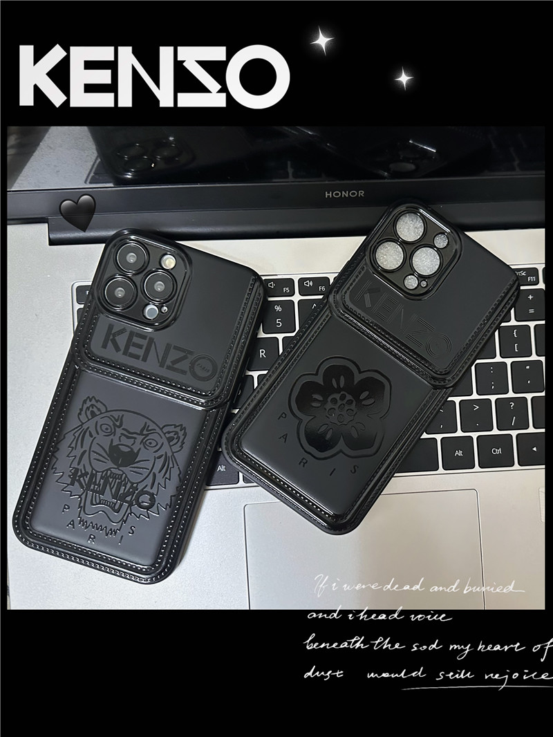 kenzo iphone15/15pro ケース おしゃれ iphone 黒 に 合う ケース ケンゾー iphone14/14promax ケース メンズ iphone13/12 ケース お 揃い さりげ ない
