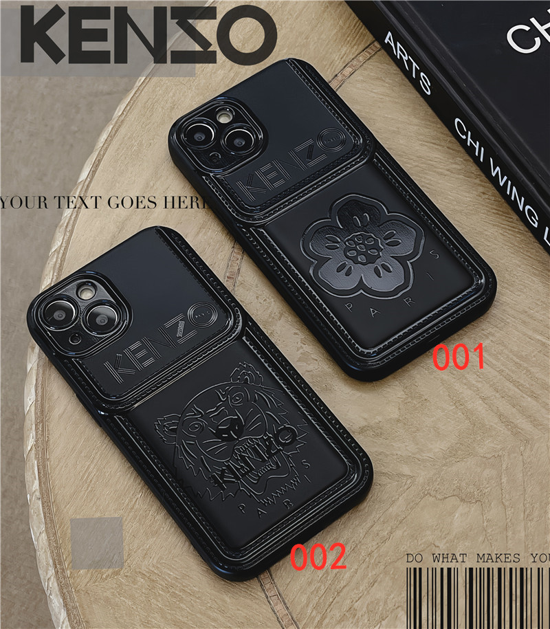 kenzo iphone ケース おしゃれ iphone 黒 に 合う ケース ケンゾー iphone14/14promax ケース メンズ iphone13/12 ケース お 揃い さりげ ない
