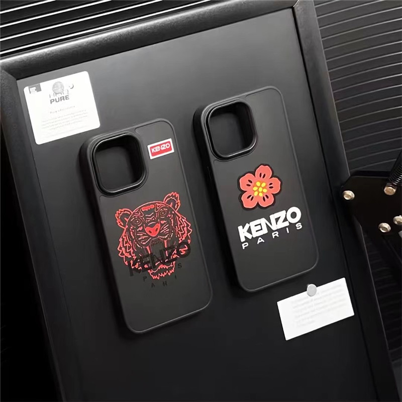 kenzo iphone15/15pro ケース おしゃれ iphone 黒 に 合う ケース マット ケンゾー iphone14/14promax ケース メンズ iphone13/12 ケース お 揃い さりげ ない