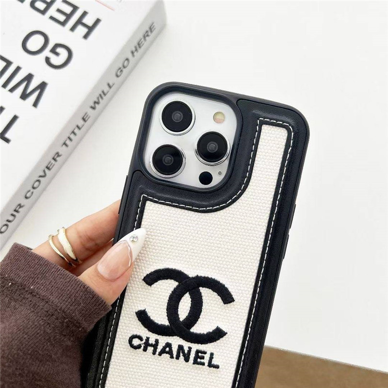 シャネル iphone15 ケース ショルダー chanel風 iphone15promax/14proケース 可愛い シンプル 刺繍スマホケース ブランド iphone13/12 ケース チェーン