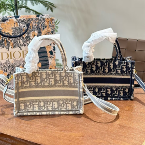 dior ブック トート ミニ ディオール ショルダー バッグ レディース 2way トート バッグ オブリーク 斜め 掛け バッグ おしゃれ デート カバン