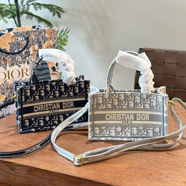 dior ブック トート ミニ ディオール ショルダー バッグ レディース  2way トート バッグ オブリーク 斜め 掛け バッグ おしゃれ デート カバン
