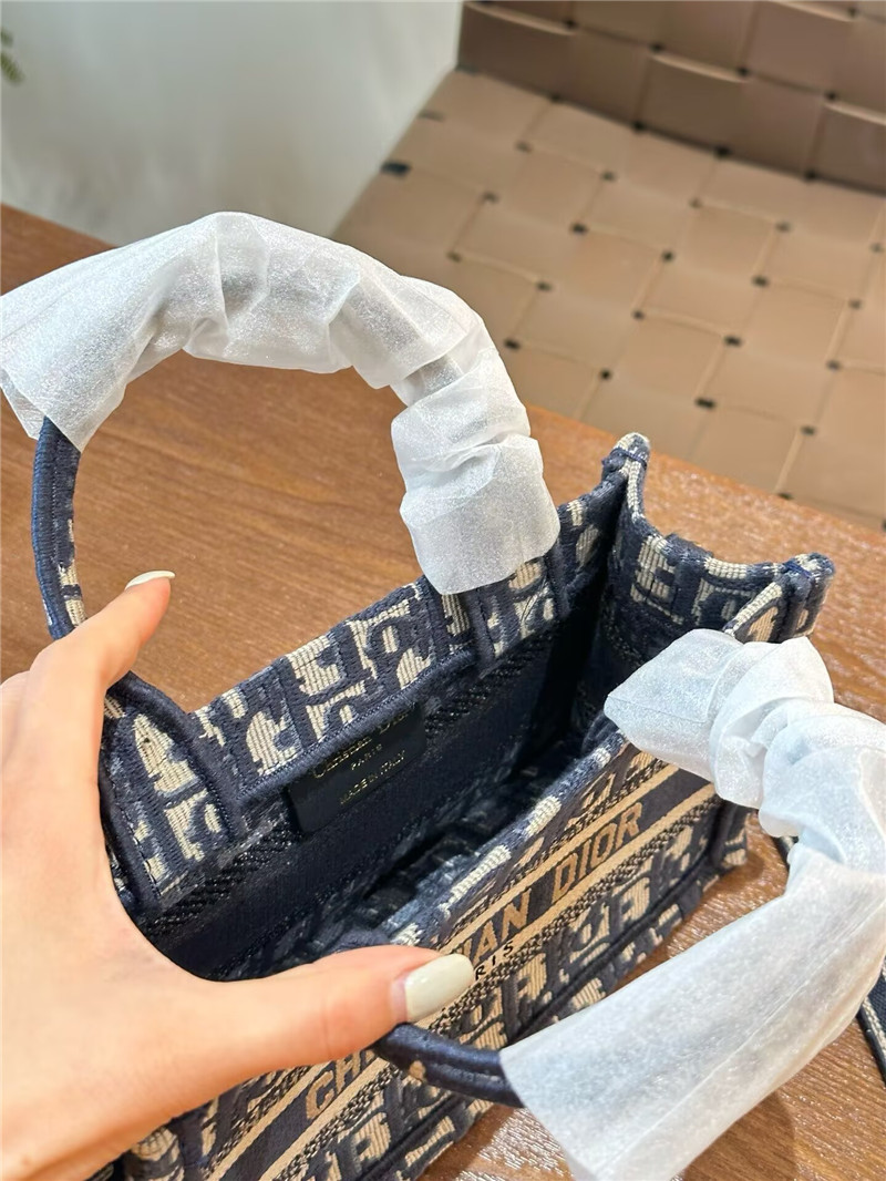 dior ブック トート ミニ ディオール ショルダー バッグ レディース 2way トート バッグ オブリーク 斜め 掛け バッグ おしゃれ デート カバン