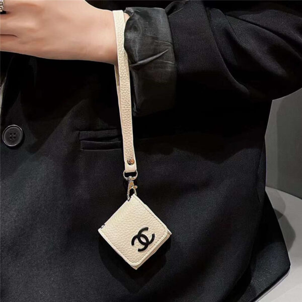 chanel airpods ケース 第 三 世代 革 airpods pro1/2 ケース ハイ ブランド エア ポッズ ケース シャネル風 ワイヤレス イヤホン ケース ストラップ付き