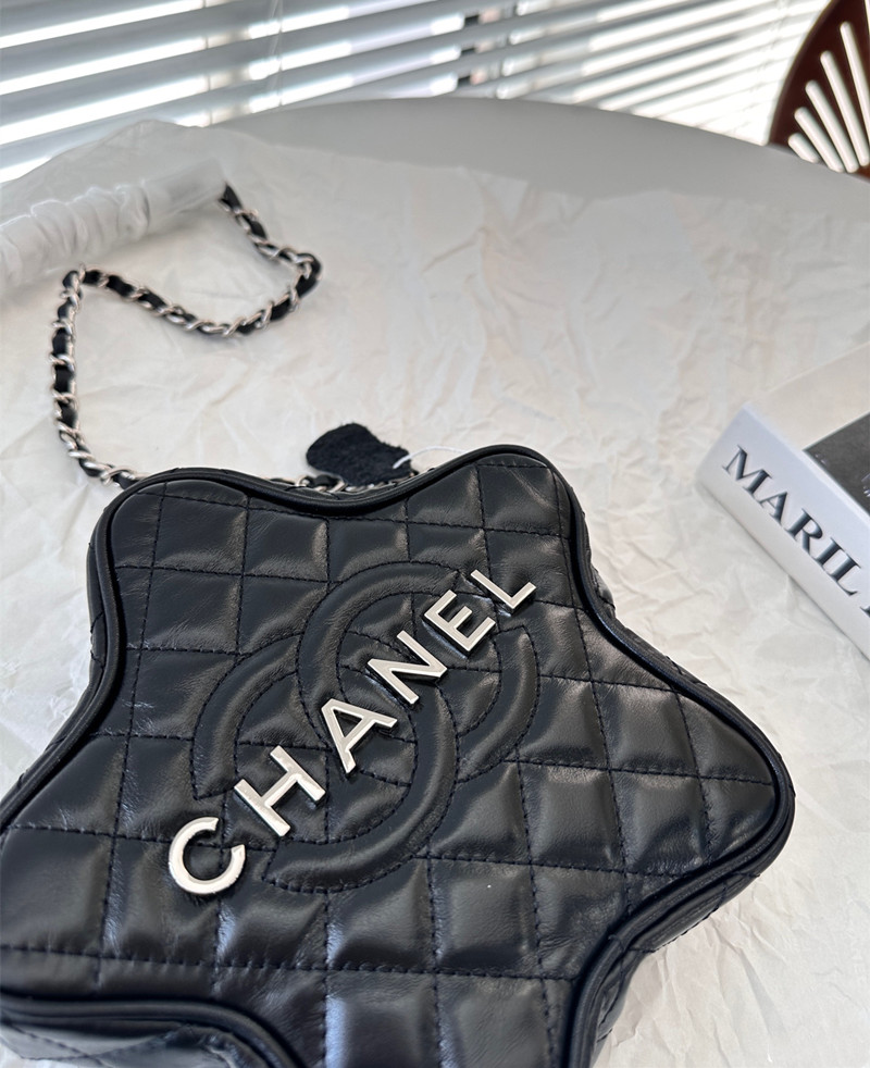 シャネル ショルダー バッグ 星モチーフ chanel マトラッセ 斜め 掛け 