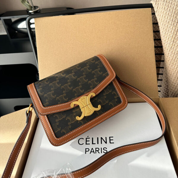 セリーヌ トリオンフ ショルダー celine ショルダー バッグ おしゃれ レディース 斜 めがけ バッグ セリーヌ ポシェット 人気