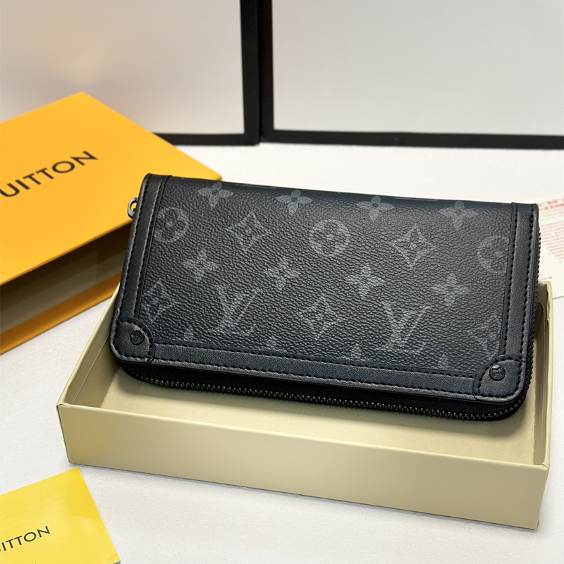 正規良品【ルイヴィトン】モノグラム　小銭入れ有り長財布　メンズ　P206