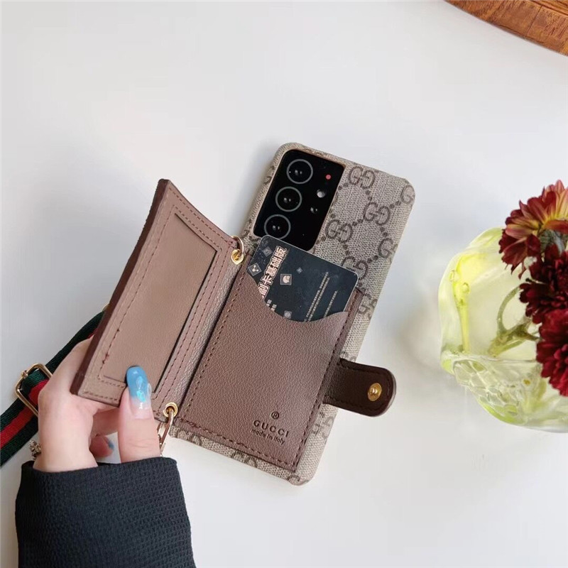 グッチ ギャラクシー s24 ケース おしゃれ スマホケース ショルダー 