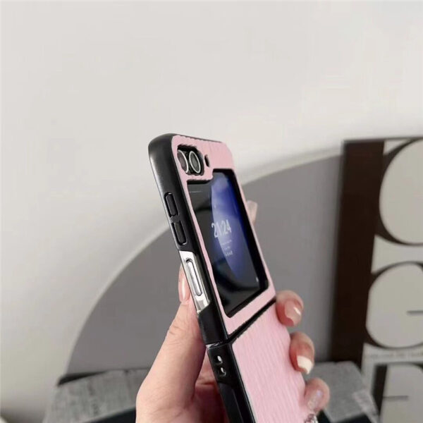 ミュウミュウ galaxy z flip4 ケース ハイ ブランド ギャラクシー 折りたたみ ケース miumiu galaxy z flip3/z flip5 ケース スマホケース ショルダー galaxy - 画像 (7)