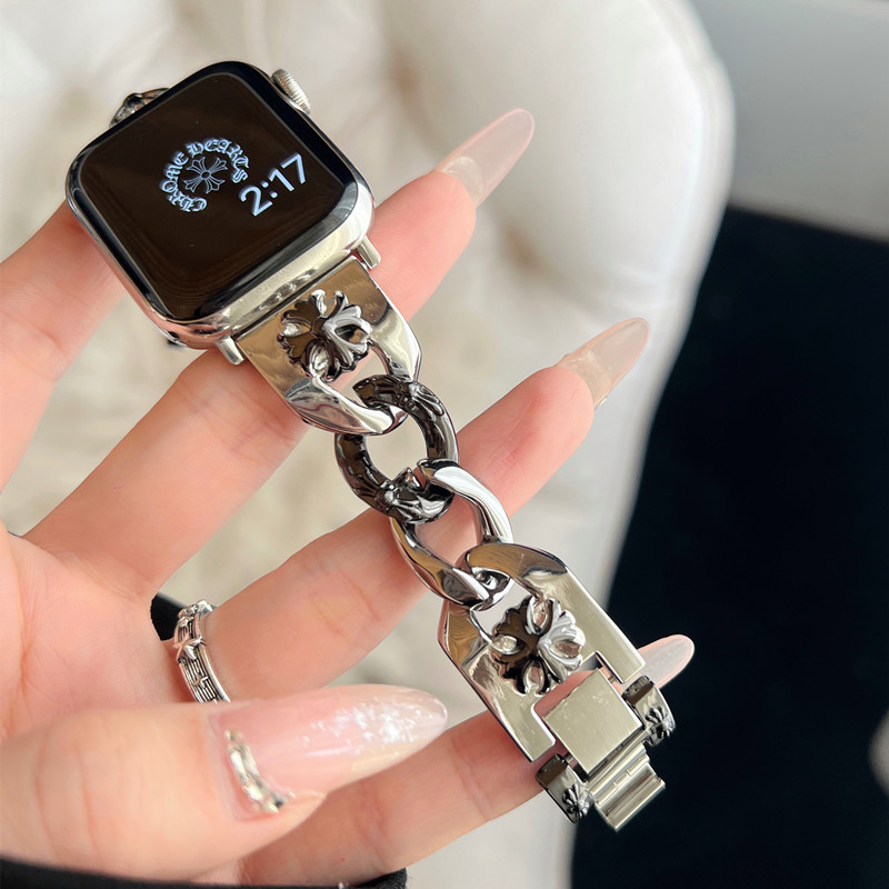 アップル ウォッチ クロム ハーツ アップル ウォッチ バンド チェーン ステンレス apple watch バンド おしゃれ ブランド 腕時計 ベルト アップル ウォッチ バンド レディース メンズ