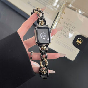 クロムハーツApple watchアップルウォッチApple Watch付きです アップル ウォッチ バンド ハイ ブランド クロム ハーツ アップル ウォッチ バンド apple watch バンド チェーン 時計 ブレス