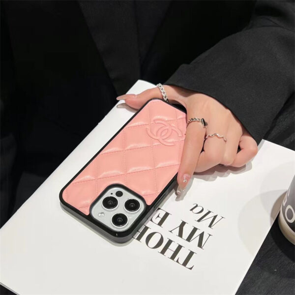 シャネル iphone15/15pro ケース chanel iphone14 ケース キルティング スマホ レザー ケース 可愛い シンプル iphone14promax/13pro ケース お揃い