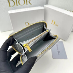 dior 財布 レディース 人気 ディオール ミニ 財布 ハイブランド ラウンドファスナー 財布 可愛い ブランド コンパクト ウォレット