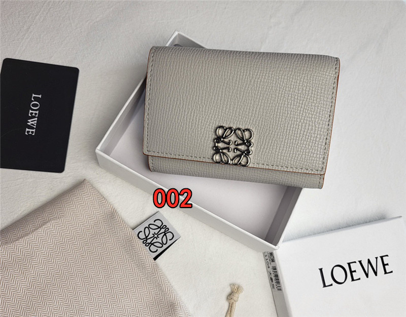 ロエベ 三 つ折り 財布 loewe 財布 革 ブランド コンパクト ウォレット  