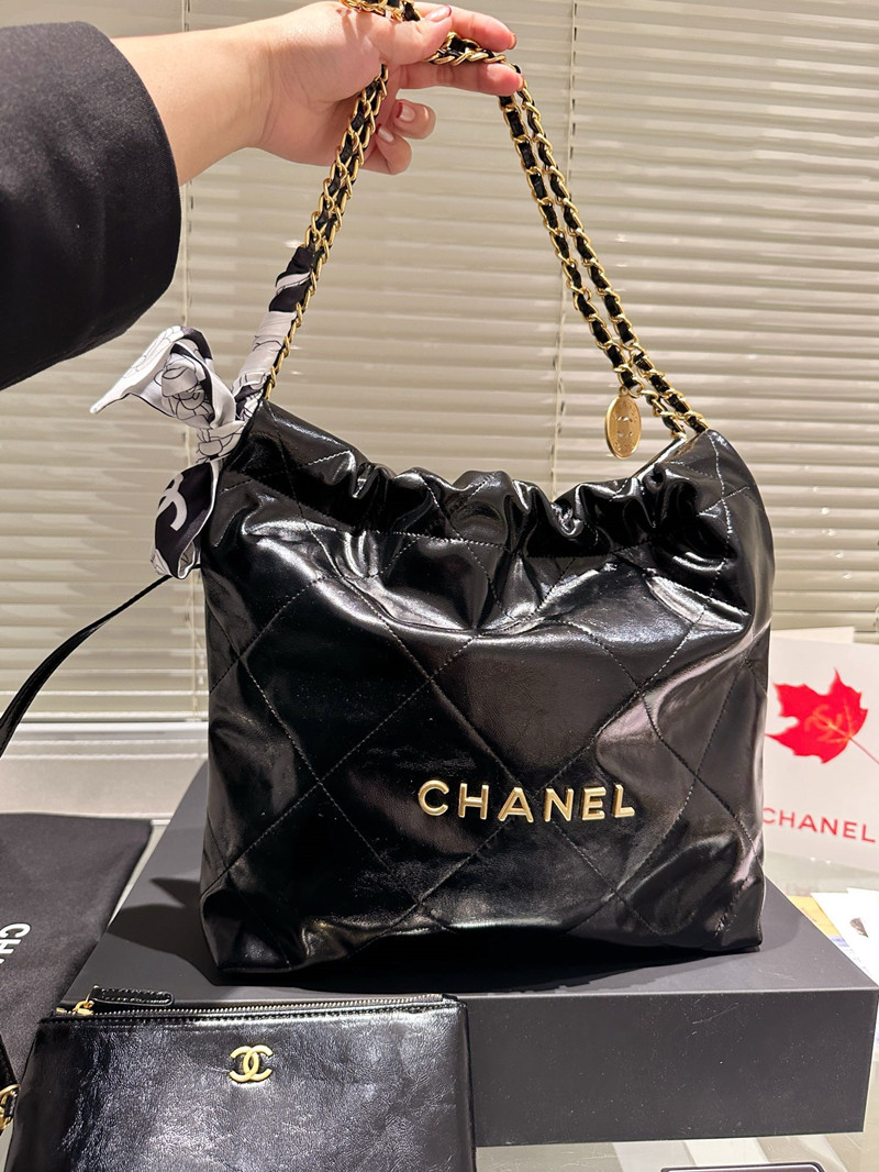 シャネル 22 ラージ ハンドバッグ chanel スーパー コピー チェーン  
