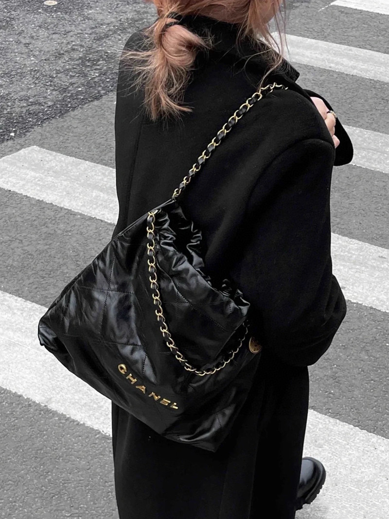 シャネル 22 ラージ ハンドバッグ chanel スーパー コピー チェーン  