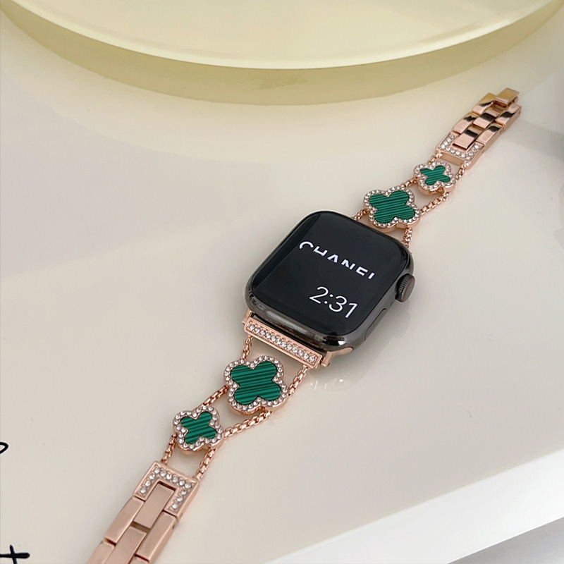 アップル ウォッチ バンド 女性 ブランド 四つ葉のクローバー apple  