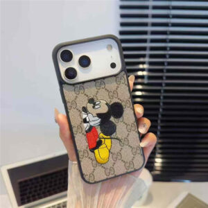 ☆GUCCI☆ グッチ iPhone 13 Pro アイフォンケース iphone17/17pro ケース グッチ ミッキー iphone16pro/16promax