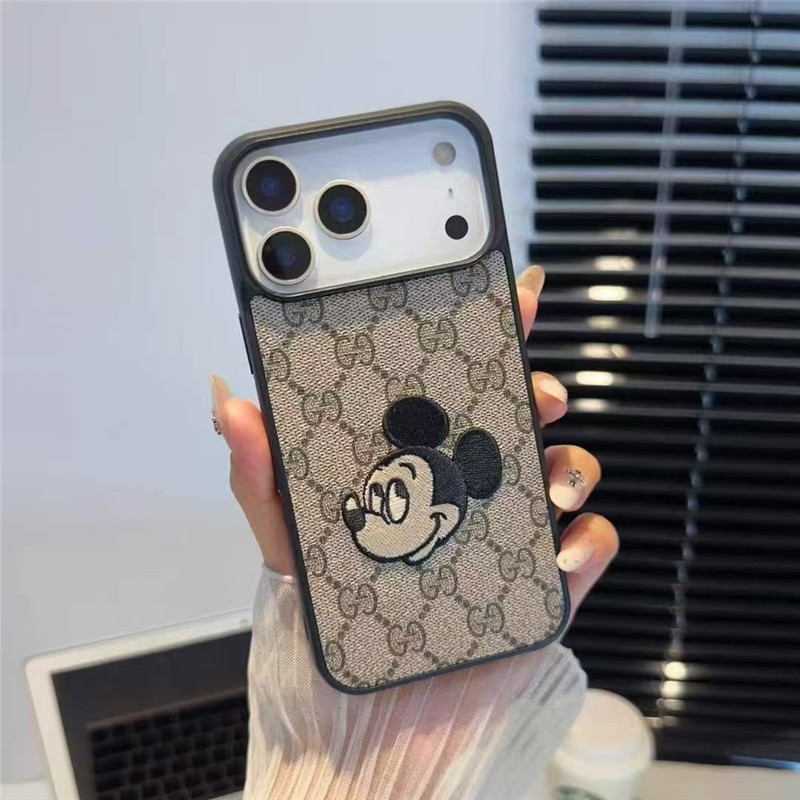 GUCCI - GUCCI ミッキー iPhoneケース グッチ iphone16 ケース gucciミッキー iphone16pro/16promax