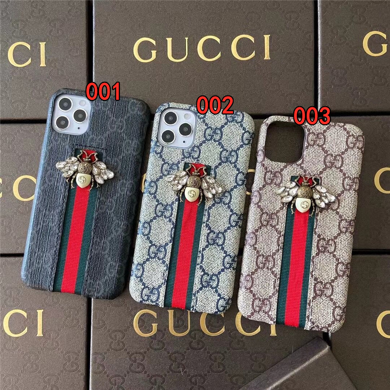 gucci ケース iphone17 グッチ 蜂 iphone16pro/16plus ケース ブランド 