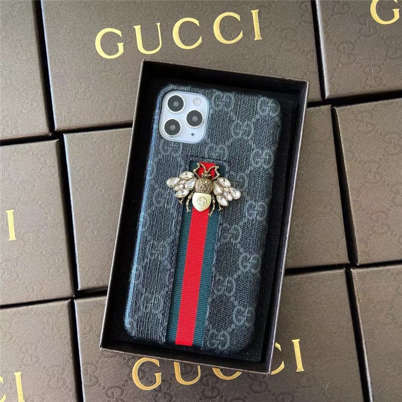 gucci ケース iphone16 グッチ 蜂 iphone16pro/16plus ケース ブランド  