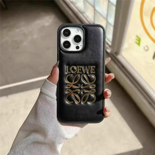 ロエベ iphone16promax ケース 韓国 可愛い iphone16/16pro ケース 人気 ブランド loewe風 iphone15pro/14/13 ケース 流行りお 揃い スマホケース - 画像 (3)