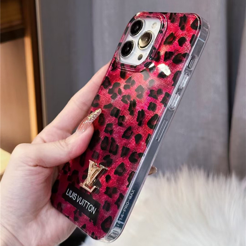 iphone16/16promax ケース ヒョウ 柄 iphone ケース ルイヴィトン  