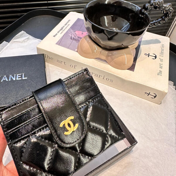 シャネル カード ケース 名刺 入れ レディース ブランド chanel ミニ 財布 カード ケース 薄い ミニ ウォレット ハイ ブランド ちょっとした プレゼント - 画像 (6)