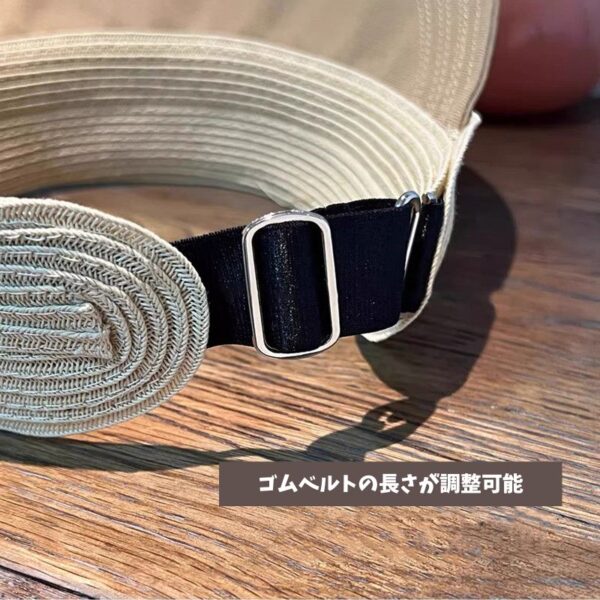セリーヌ サンハット ハイブランド バイザー セリーヌ キャップ 日焼け止め つば 広 キャップ レディース 夏キャップ - 画像 (3)