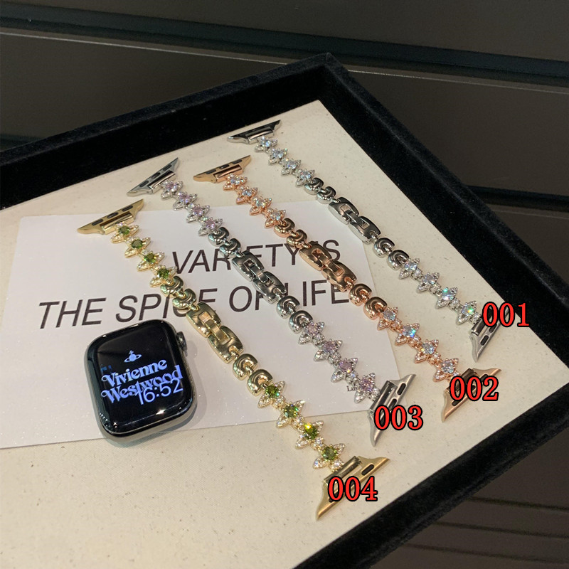 ヴィヴィアン アップル ウォッチ バンド キラキラ apple watch チェーン ベルト ブランド アップルウォッチ ビビアン ブレスレット 女性