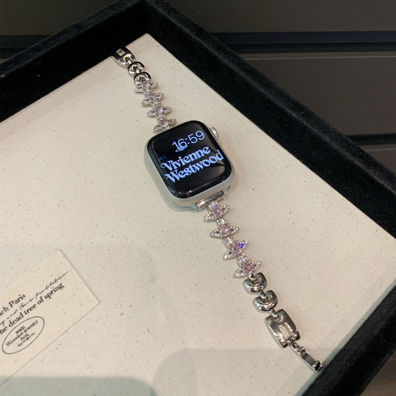 ヴィヴィアン アップル ウォッチ バンド キラキラ apple watch チェーン ベルト ブランド アップルウォッチ ビビアン ブレスレット 女性