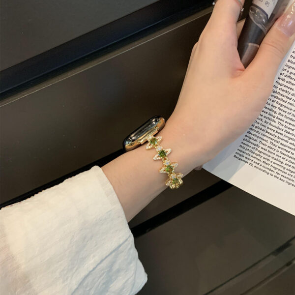 ヴィヴィアン アップル ウォッチ バンド キラキラ apple watch チェーン ベルト ブランド アップルウォッチ ビビアン ブレスレット 女性 - 画像 (10)