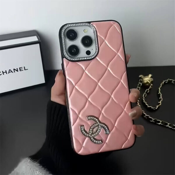 人気 iphone ケース 女子 シャネル iphone16/16pro ケース ストーンデコ chanel iphone15promax ケース 可愛い ブランド アイフォン14/13 ケース 必ず届く - 画像 (5)