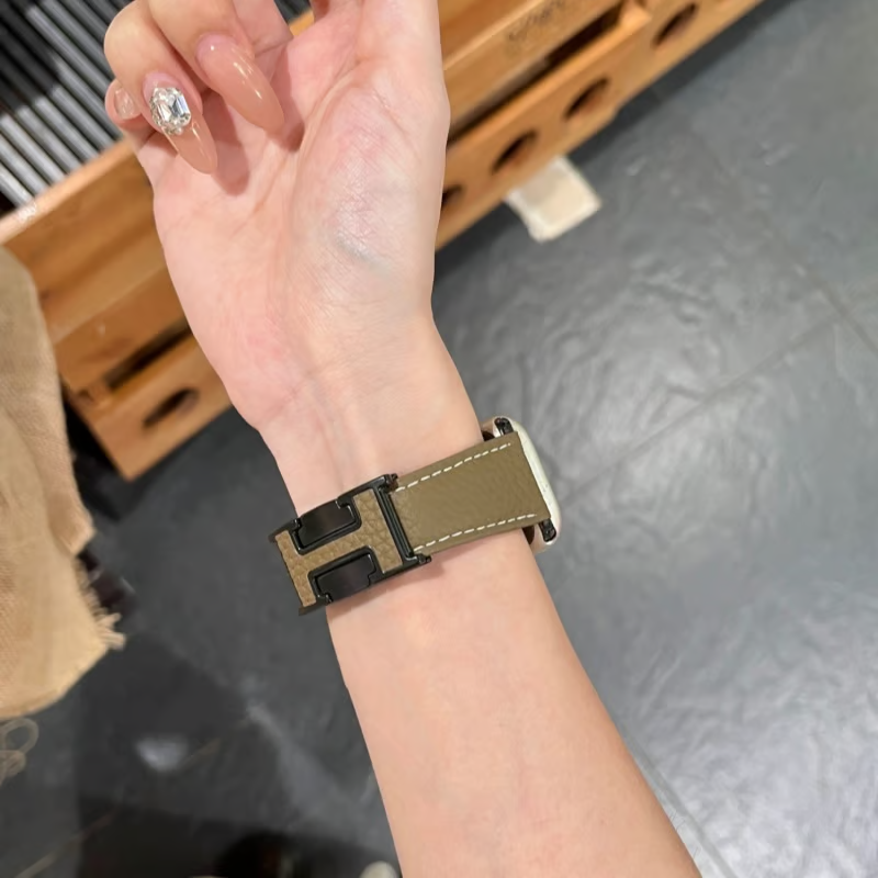 エルメス アップル ウォッチ バンド レザー apple watch バンド 高級 ブランド hermes風 アップル ウォッチ バンド かわいい 42mm/44mm/46mm スマート ウォッチ バンド