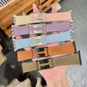 エルメス アップル ウォッチ バンド レザー apple watch バンド 高級 ブランド hermes風 アップル ウォッチ バンド かわいい 42mm/44mm/46mm スマート ウォッチ バンド